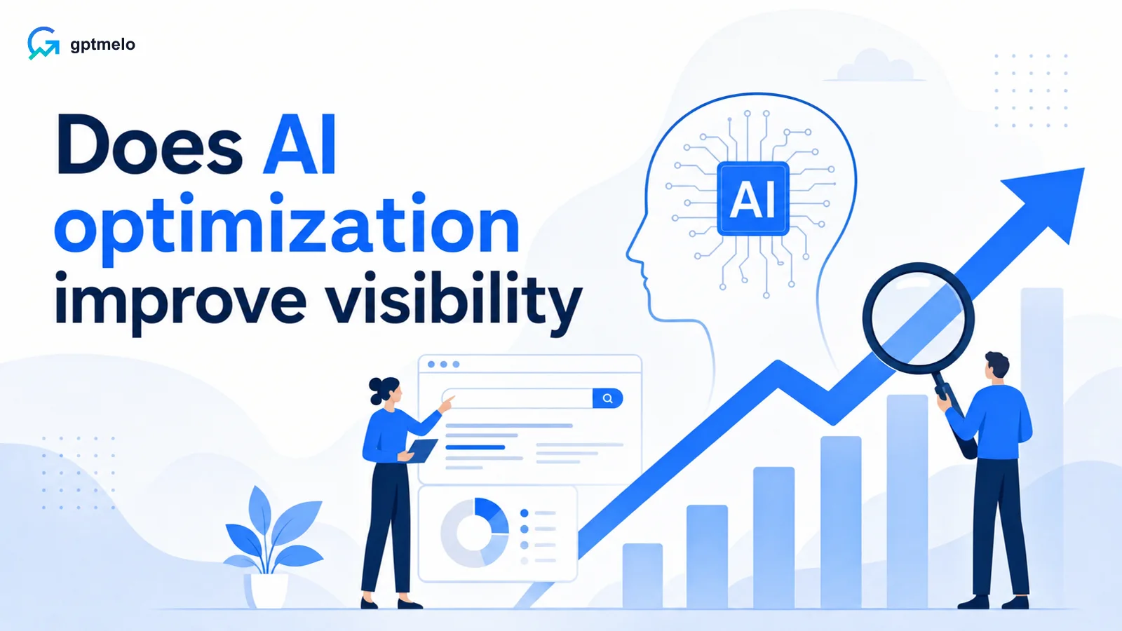 Editorial cover — does AI content optimization improve search visibility
