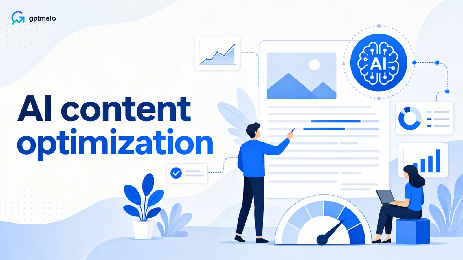Editorial cover for AI content optimization — structure and citation readiness