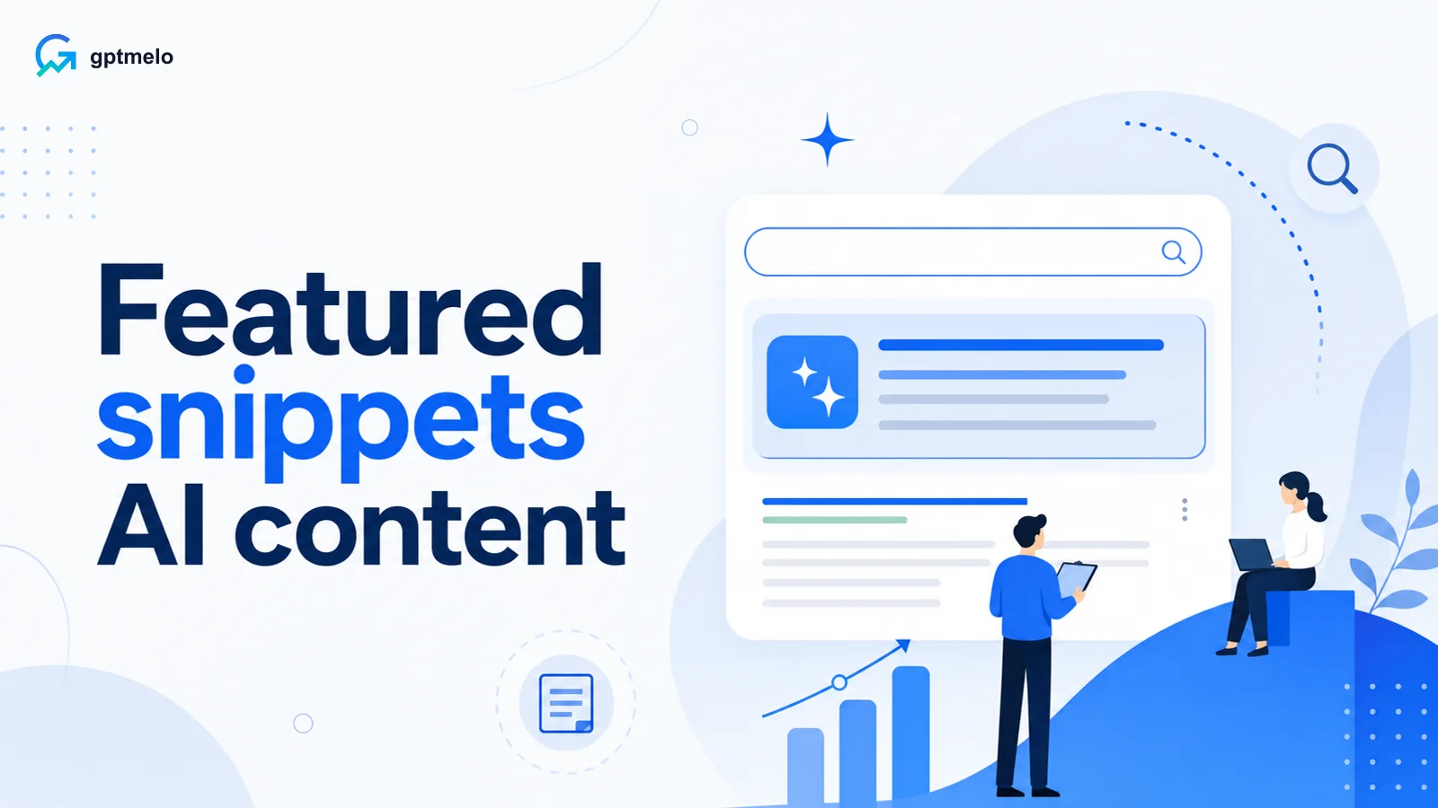 Editorial cover for AI-friendly content that earns featured snippets