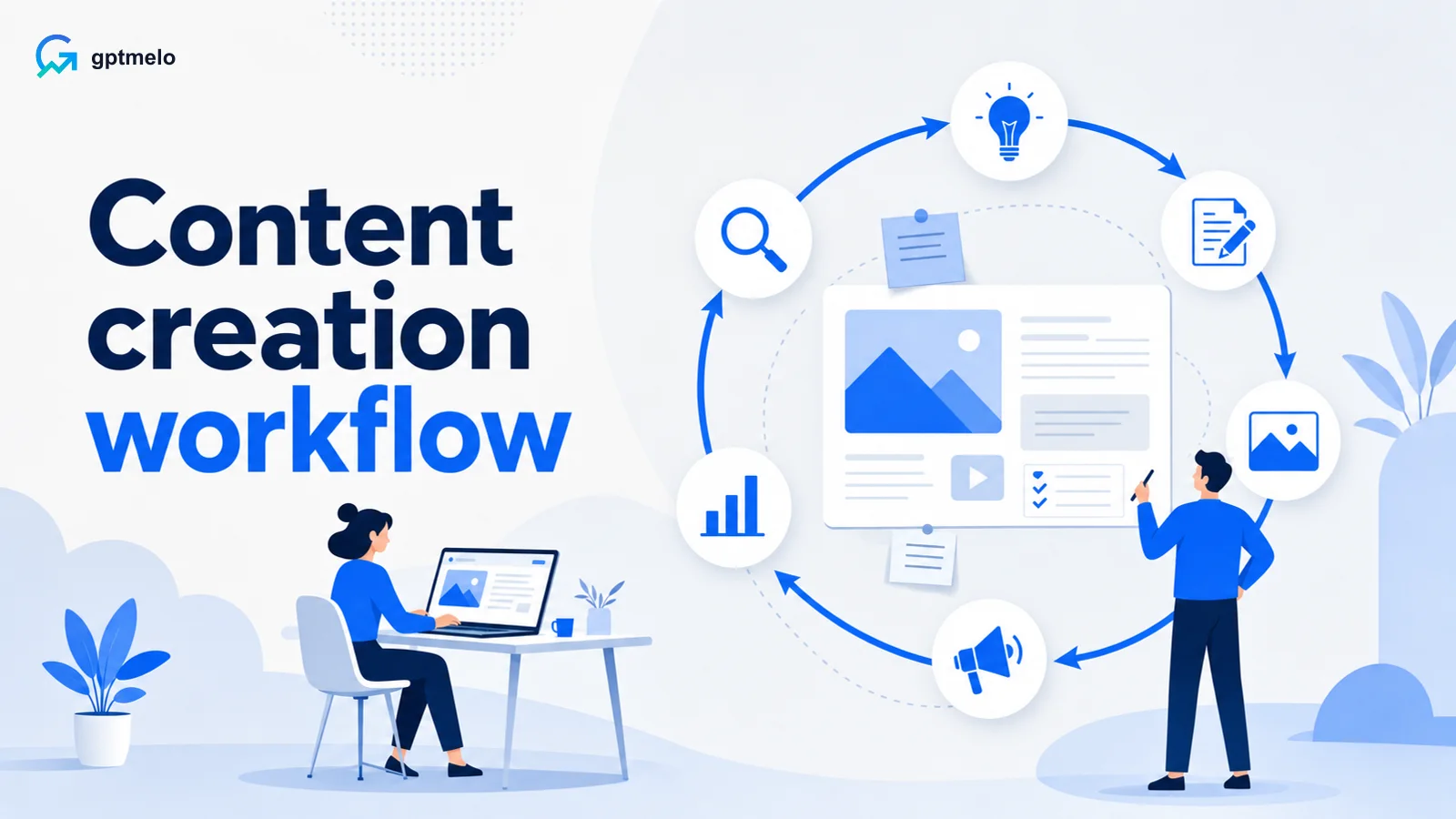 Editorial cover for content creation workflow — this week, then the next URL