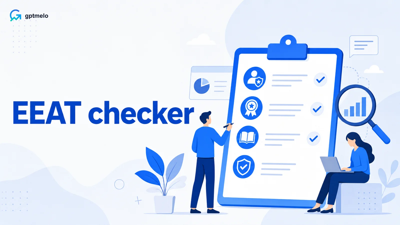 Editorial cover for EEAT checker —trust signals for AI citations
