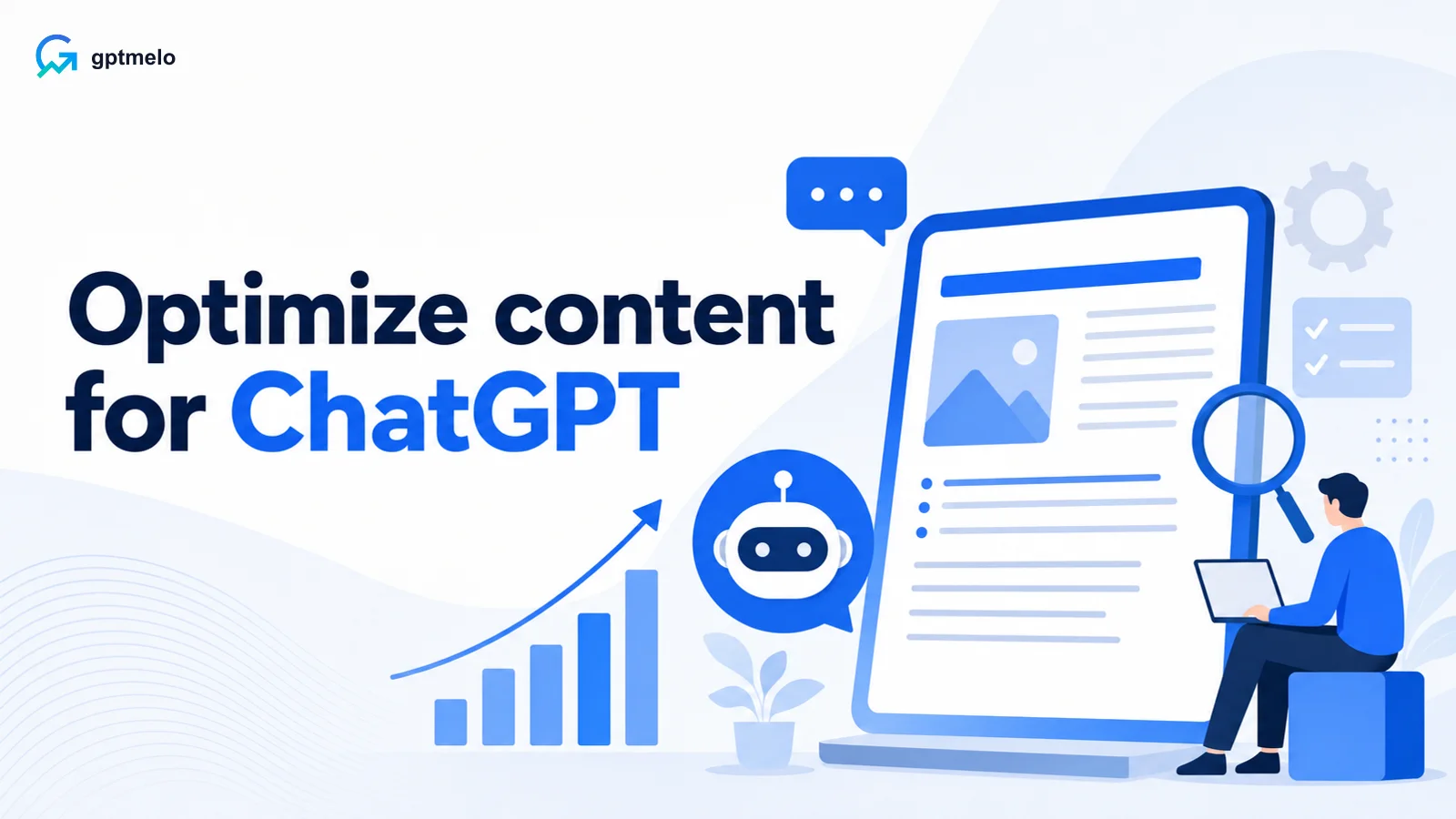Editorial cover for optimize content for ChatGPT — quotable blocks models can lift