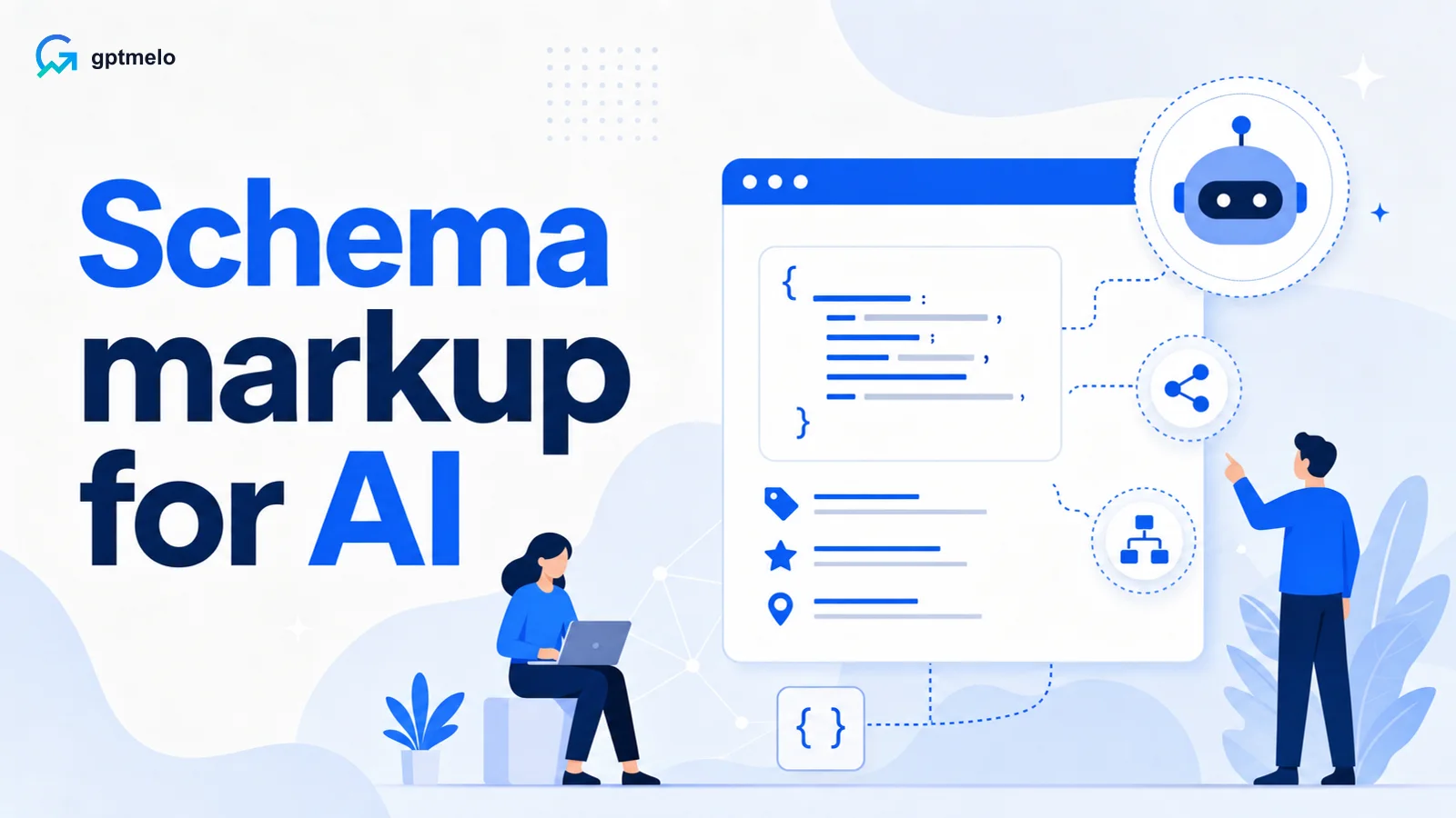 Editorial cover for schema markup for AI search — JSON-LD checklist